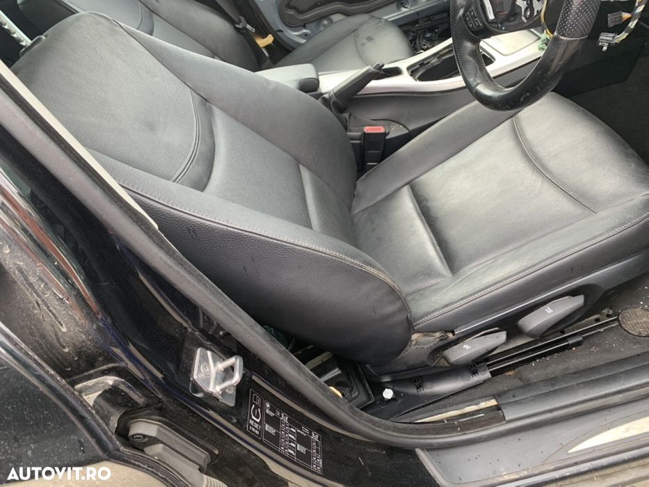 Interior scaune piele neagra bmw seria 3 e91 - 2