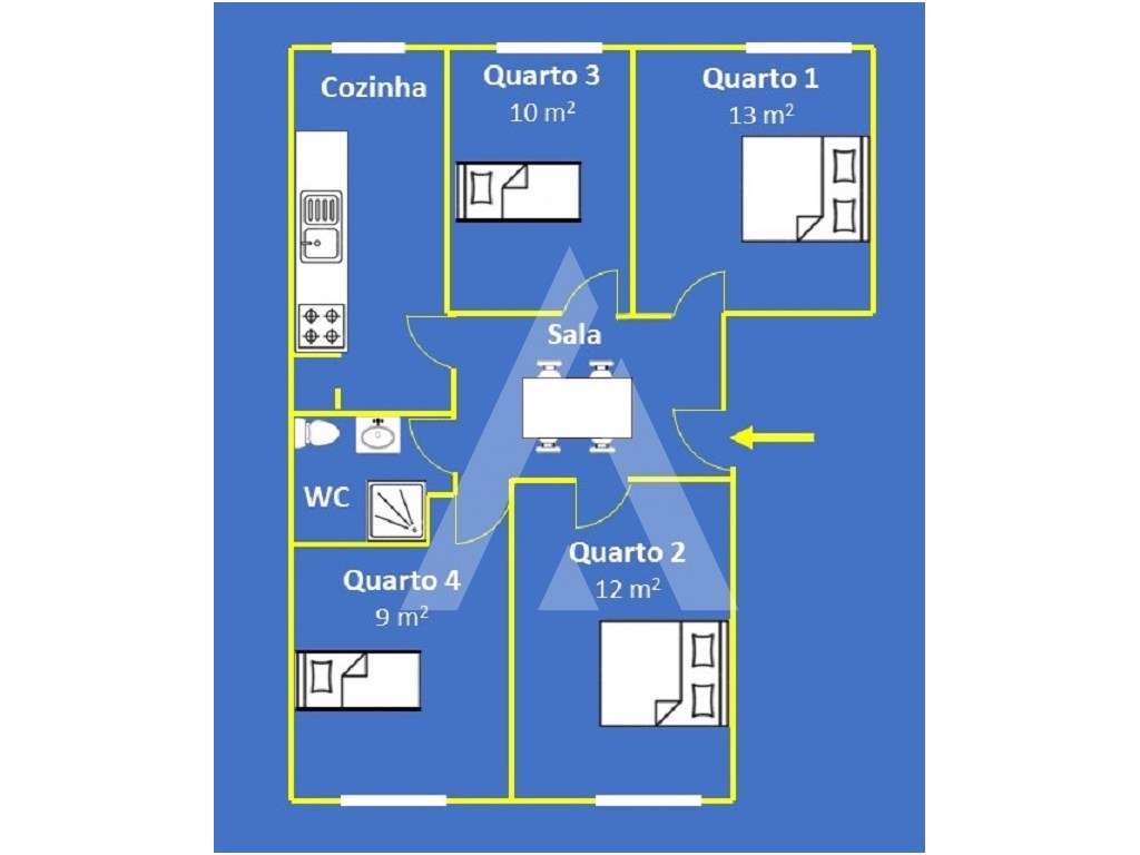 Excelente investimento! Apartamento T3 no centro de Odivelas! - Grande imagem: 5/21