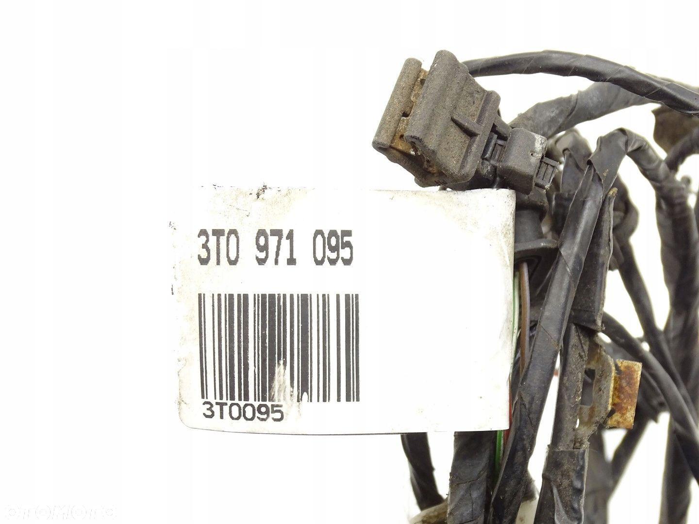 WIĄZKA POD 4X CZUJNIKÓW PDC ZDERZAKA TYŁ SKODA SUPERB II 3T KOMBI 3T0971095 - 3