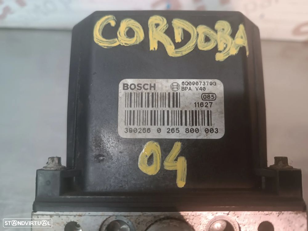 ABS SEAT IBIZA 6L / CORDOBA / VOLKSWAGEN POLO 9N REF: 0265222006 6Q0614117E 0265800003 - 3