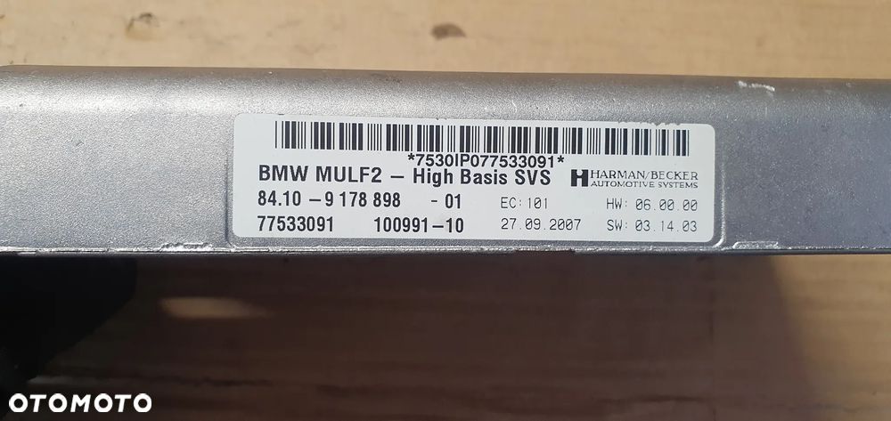 Moduł sterownik bluetooth BMW 3 E91 9178898 - 6