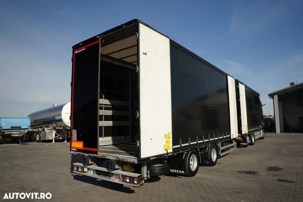 DAF XG 480 / COMBINAȚIE TANDEM / 120 M3 / TRAVERSE / PUNTE RELAXABILĂ / I-PARK COOL / WECON / SAF / 2023 - 24