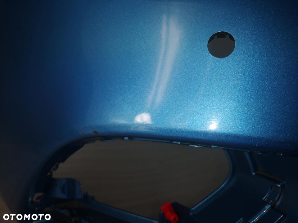 OPEL CORSA E NA 6 X PDC , BŁĘKITNY METALIK ZDERZAK PRZEDNI PRZÓD NR AUKCJI NZ519 - 19