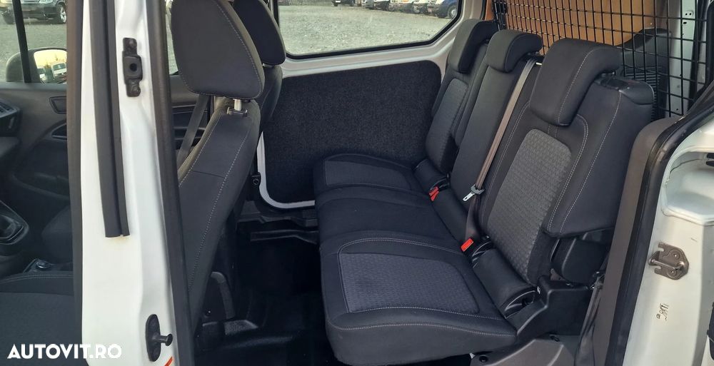 Ford TRANSIT Connect, maxi - mixt VAN, L2, 1.5 tdci, 100 CP, 5 loc si marfa, NAVI, Clima, camera, euro 6c, 201.000 km,  10/2018 (serie 2019) - 21