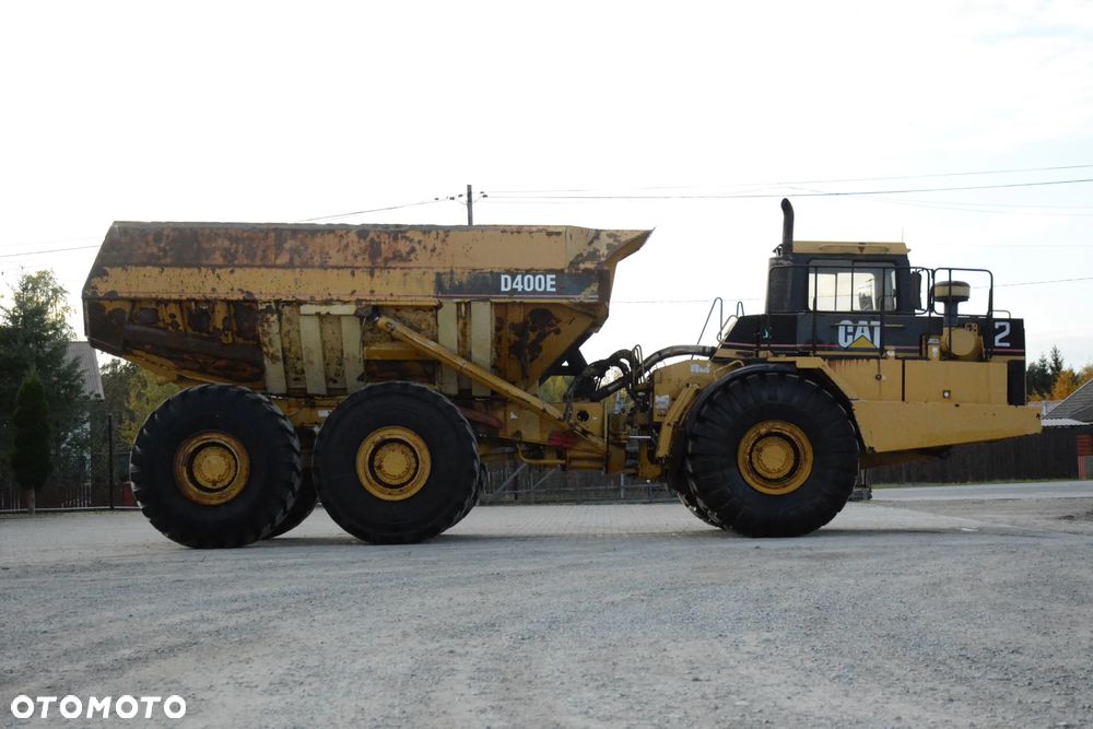 Caterpillar D400E / 1998r / 24190h / Opony 95% / Grzana paka - 7