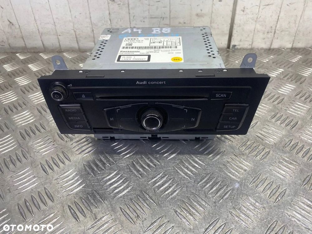 RADIO CD CZYTNIK CONCERT AUDI A4 B8 A5 8T Q5 8R 8T2035186P - 8