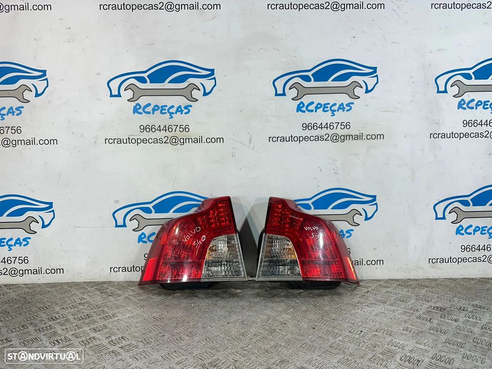 .Conjunto Farolins Tras Traseiros Esquerda Direita Originais Volvo S40 Mk2 II 2003 - 2012 - 6