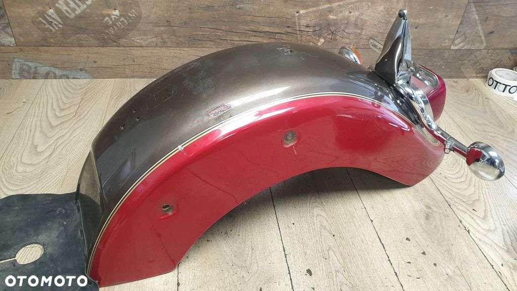 Błotnik tył lampa listwa chrom kierunkowskazy Yamaha XVS650 Drag Star Classic - 11