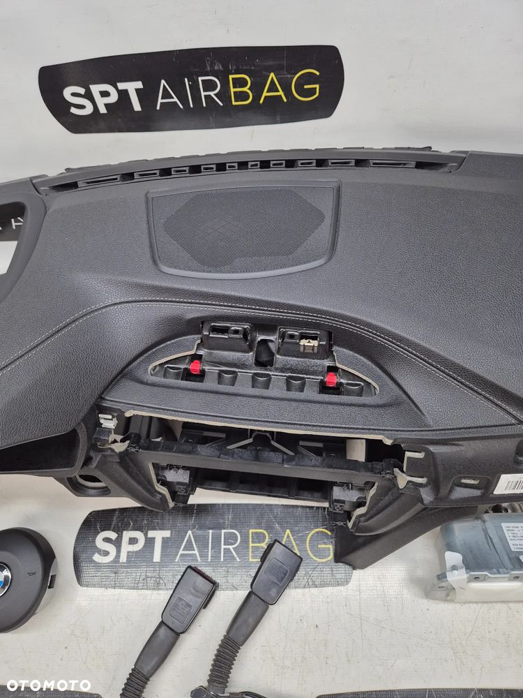 F30 F31 F32 F33 F36 KOKPIT DESKA KONSOLA PULPIT PODUSZKA AIRBAG AIR BAG PASY KIT SET - 3