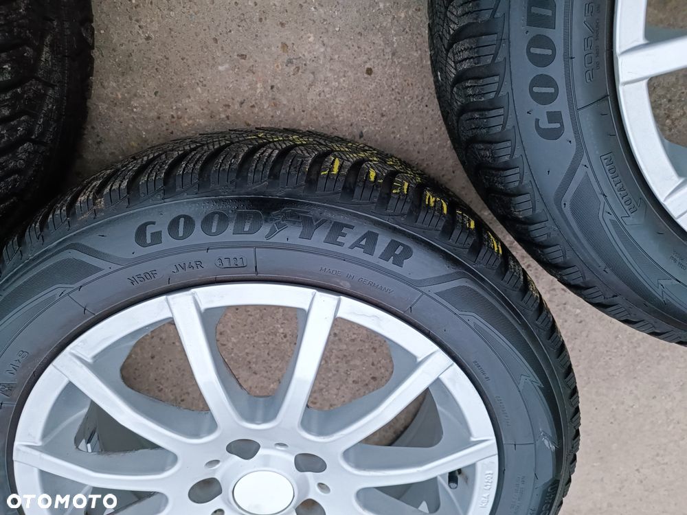 205/55R16 91H Opony Zimowe Zima UNIROYAL MS PLUS 77 5,5mm GOODYEAR ULTRAGRIP 9+ 6mm Legnica ALU-RAD 205/55 - 12