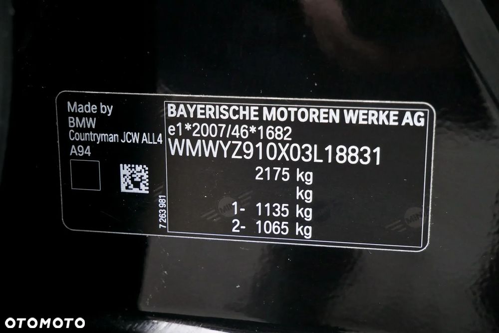 MINI John Cooper Works ALL4 Classic Trim sport - 38