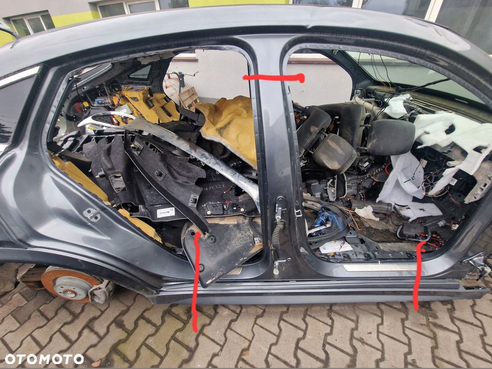 słupek środkowy prawy próg mercedes gle 167 coupe - 1