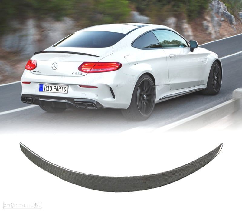 AILERON SPOILER MERCEDES W205 15-21 LOOK AMG CARBONO - 1
