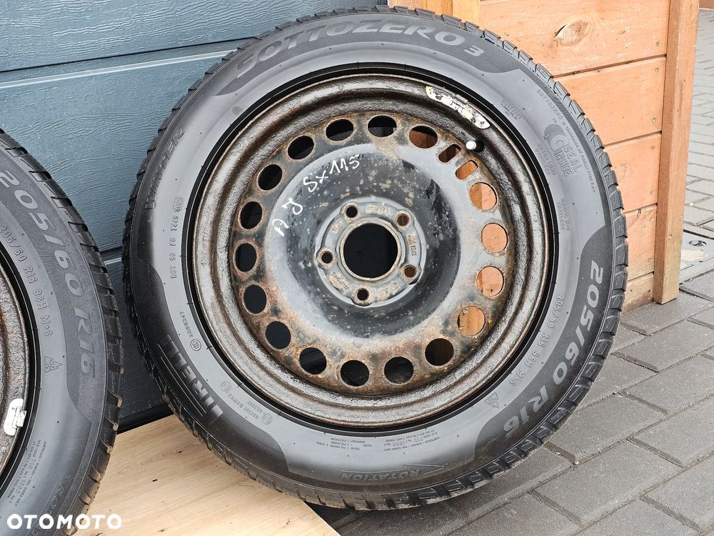 FELGI STALOWE OPONY ZIMOWE KOŁA OPEL ASTRA J K ZAFIRA C R 16 5x115 205/60/16 - 5