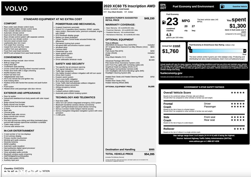Volvo XC 60 T5 AWD Inscription - 12