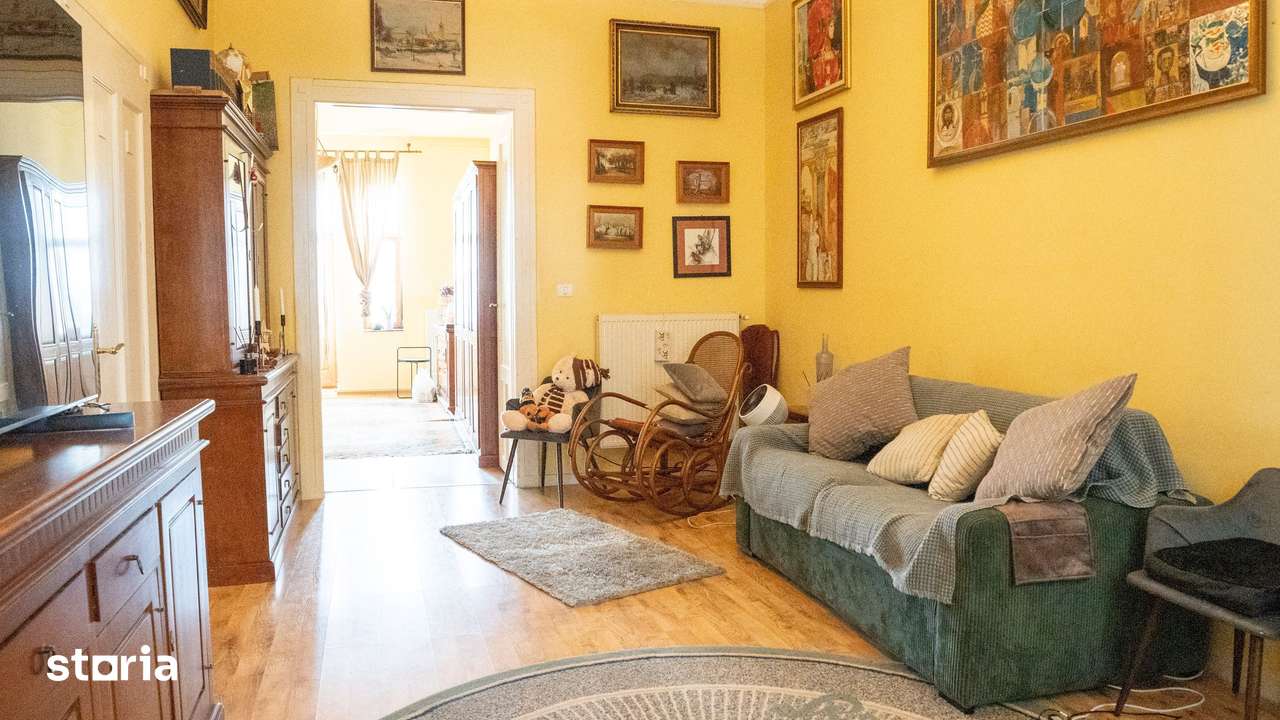 2 camere. Adresă centrală. 99 mp construiți. 2 băi. Etaj 3 — fotografia 1