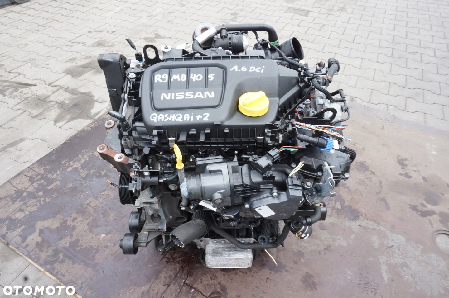 SILNIK R9M B405 NISSAN RENAULT 1.6 DCI 78 TYS KM KOMPLETNY - 1