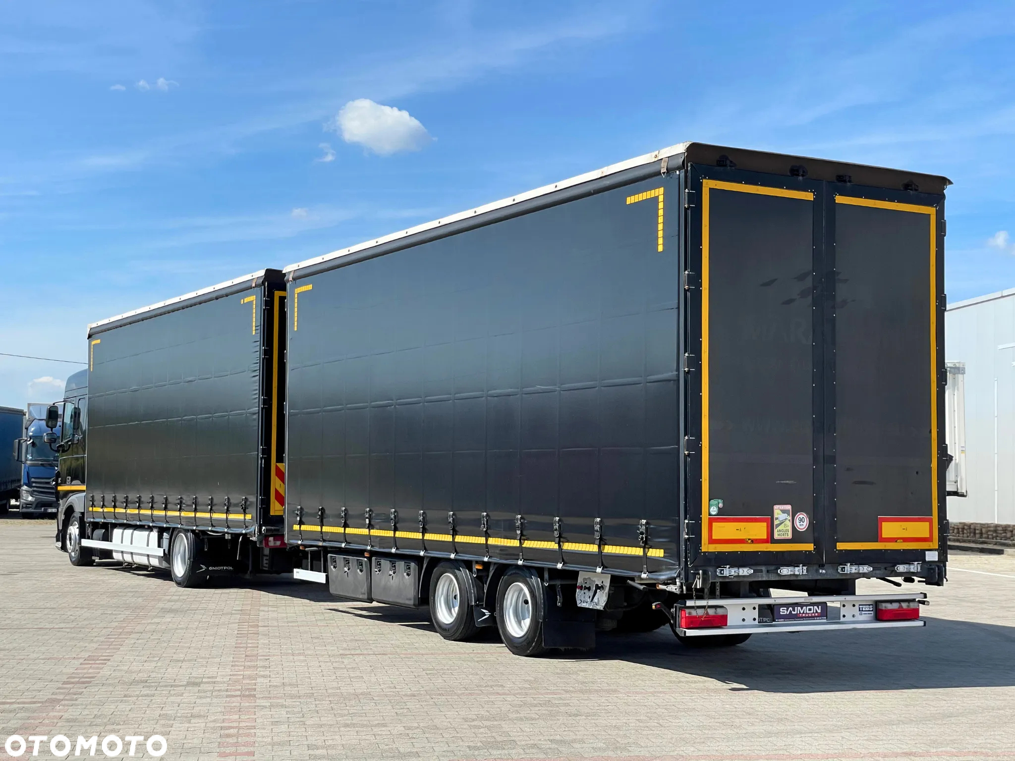 DAF XF 440 / ZESTAW TANDEM 120 M3 / PRZEJAZDOWY / 7,75 M + 7,75 M / SALON PL - 3