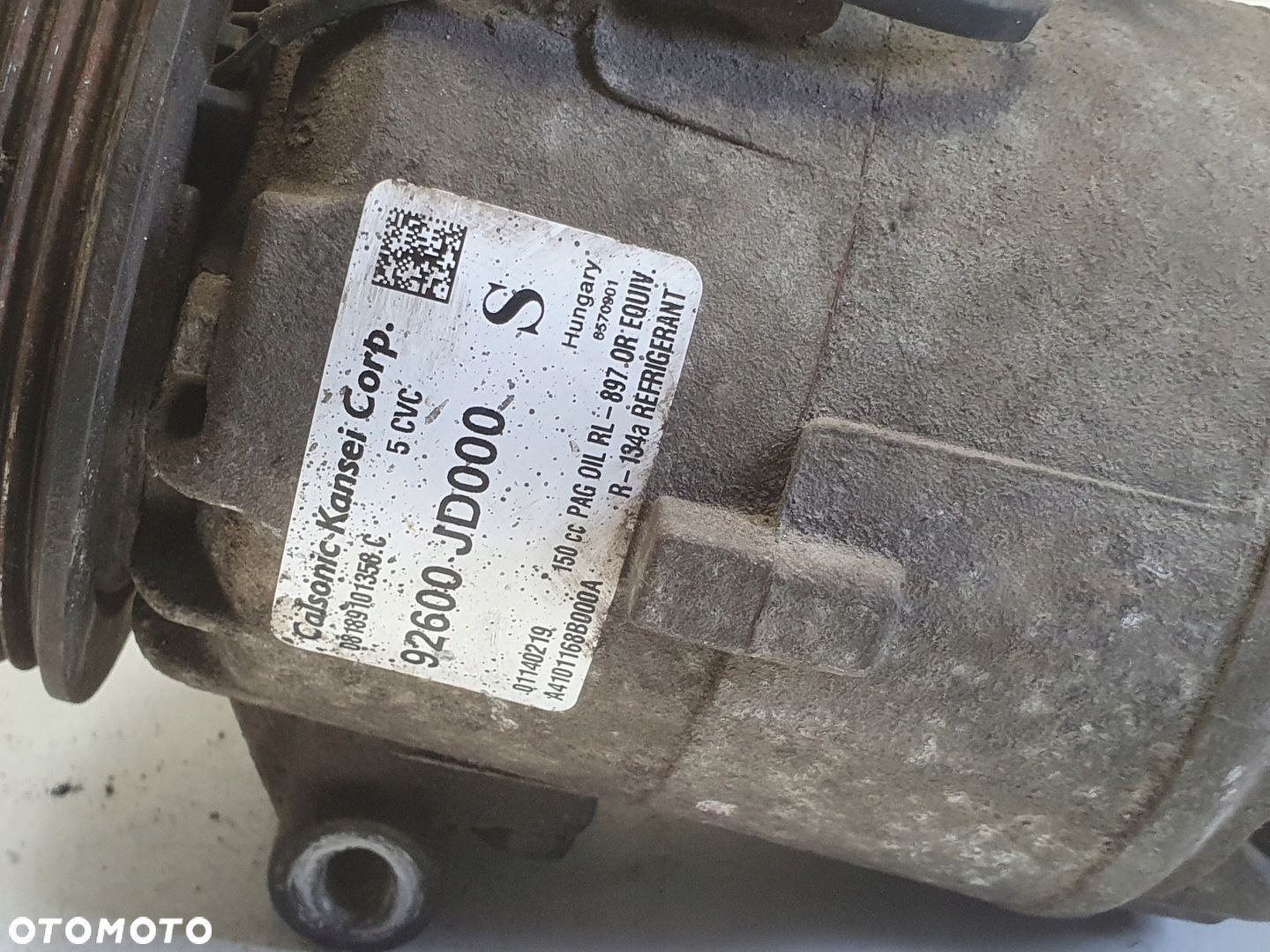 Nissan Qashqai J10 1.6 16V SPRĘŻARKA KLIMATYZACJI pompa 92600JD000 - 2