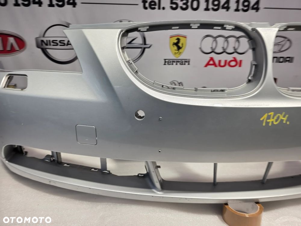 BMW E60 / E61 03-06 ZDERZAK PRZEDNI PRZÓD NA SPRYSKI + 4xPDC , NR 5111703369 / 703369 , NR AUKCJI NZ1704 - 12