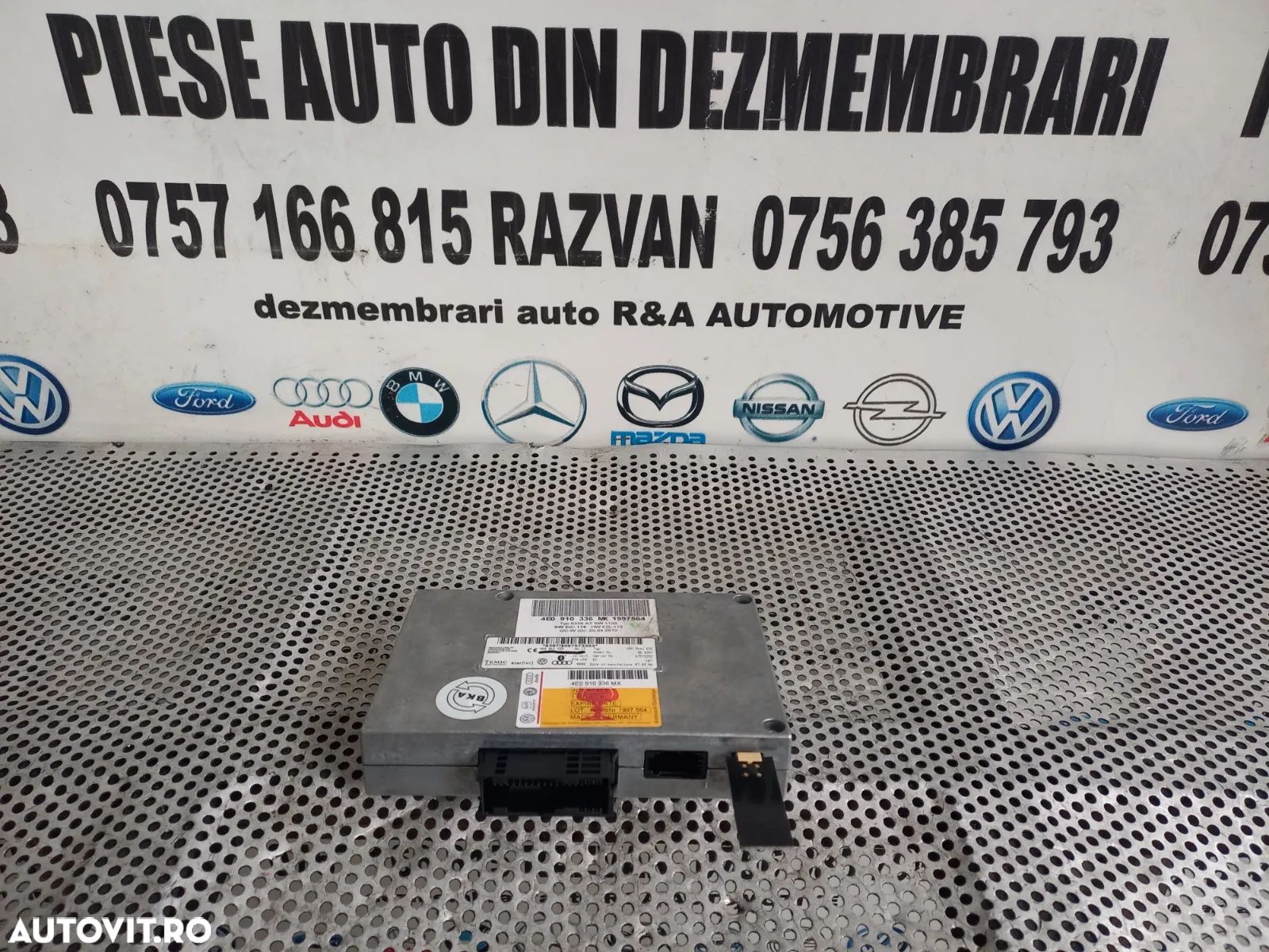 Modul Bluethooth Audi Q7 4L A6 C6 A8 D3 An 2006-2007-2008-2009-2010-2011-2012-2013-2014-2015-2016 C - 1