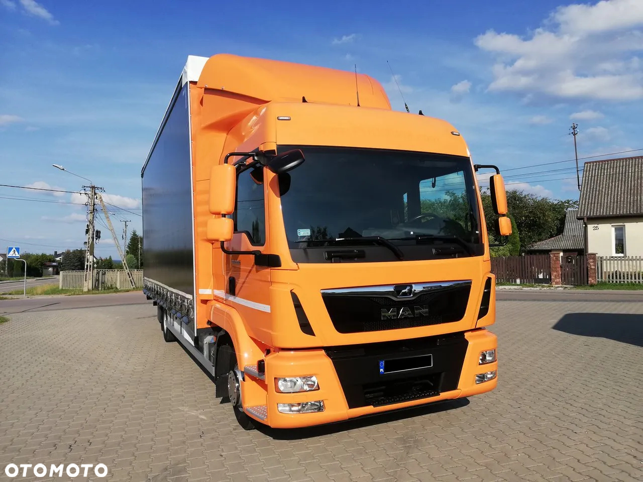 MAN TGM 15.290 Firana 19 Palet Plandeka Suwany Dach - 15