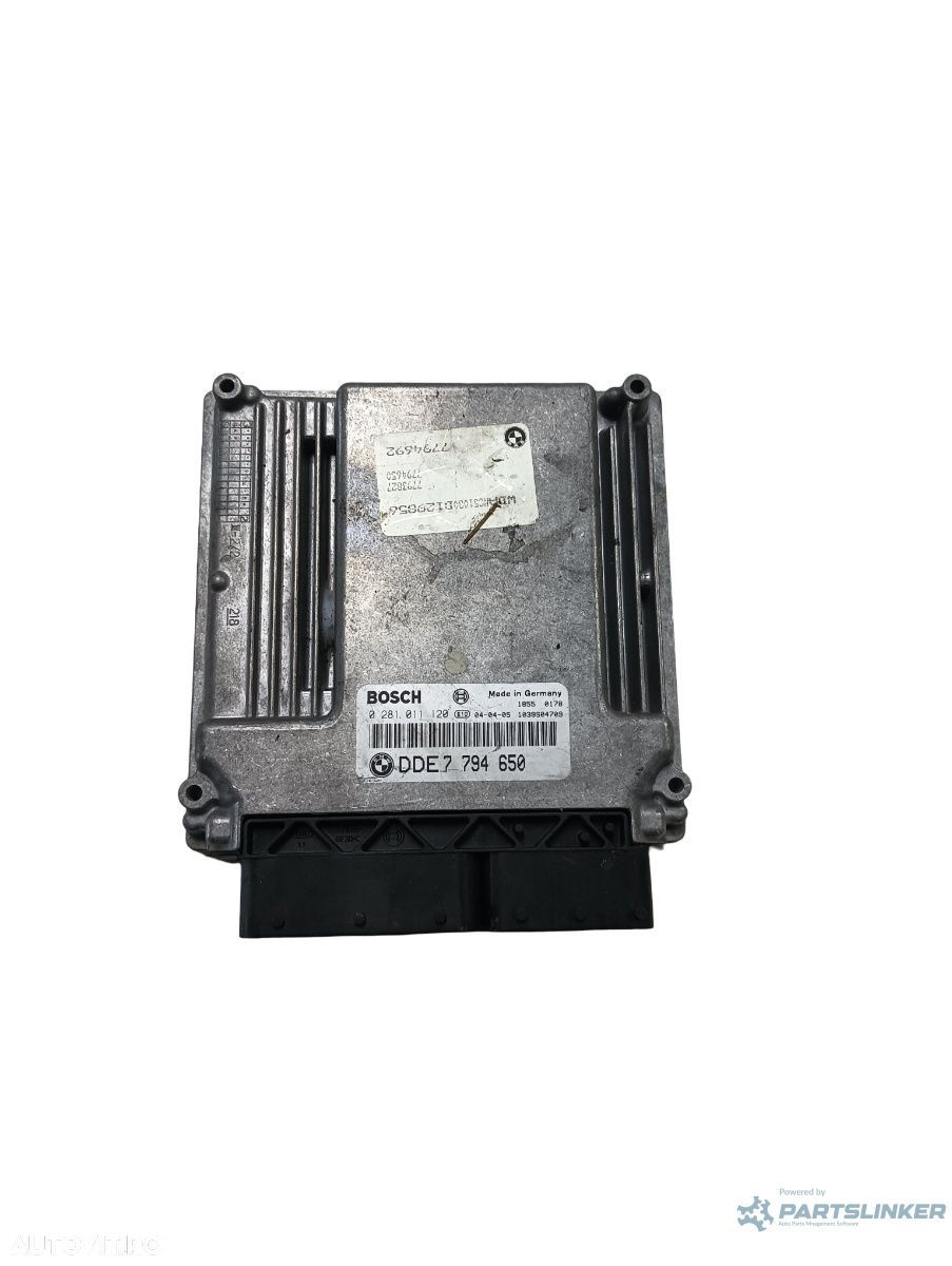 Calculator ecu  BMW 5 E60 2001 - 2010 0281011120 Dde7794650 - 1