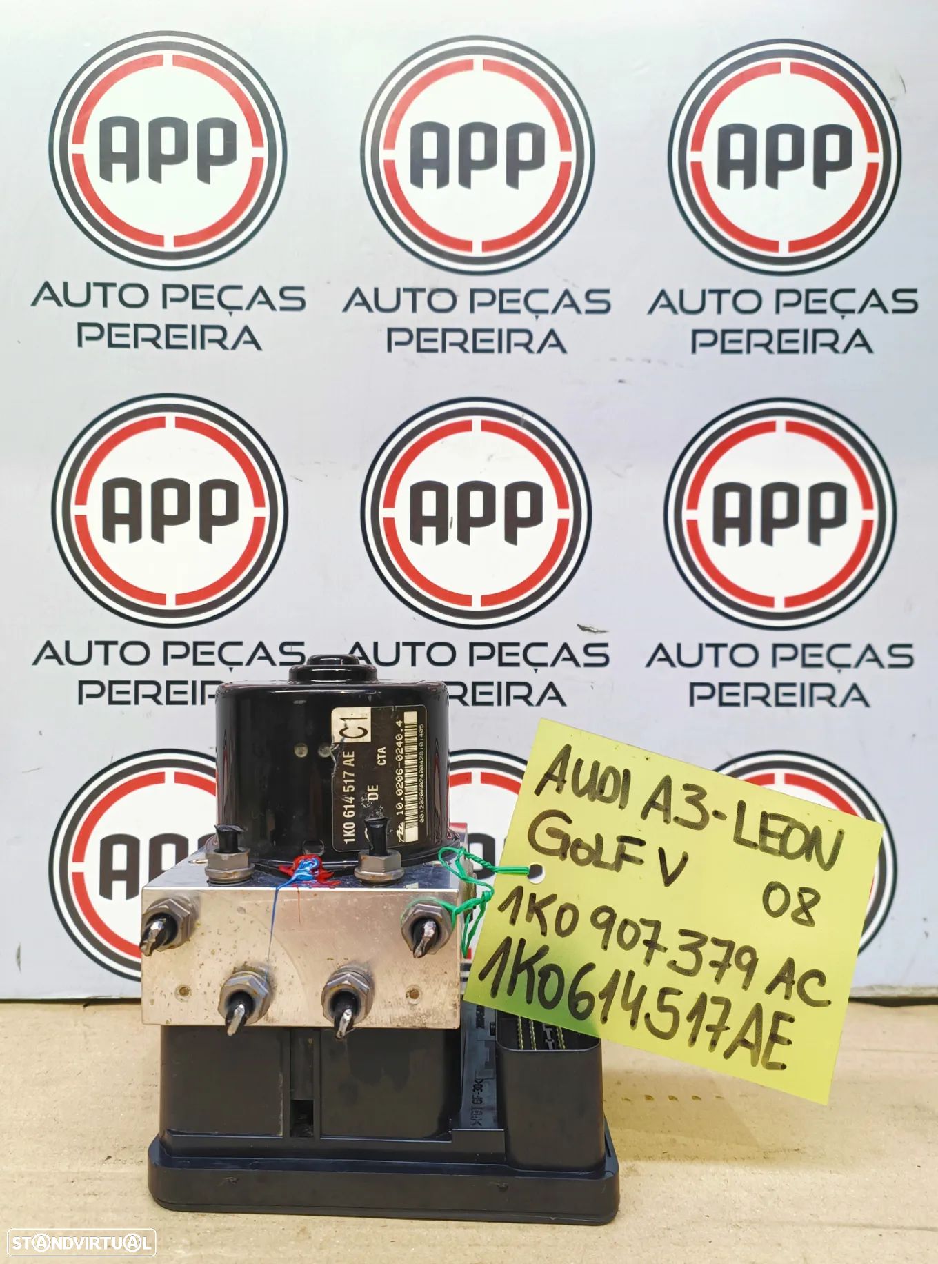 Módulo de ABS Audi A3 8P, Leon , Golf 5 , referência 1K0907379AC, 1K0614517AE. - 1