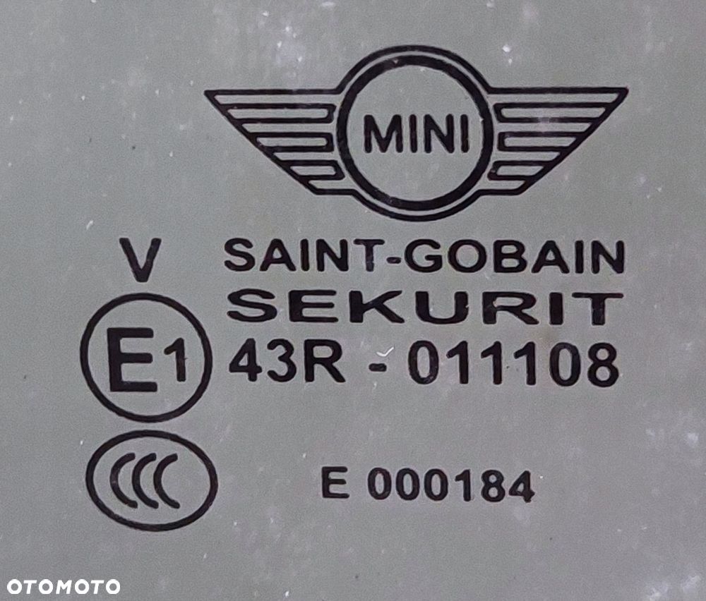 SZYBA DRZWI PRAWA TYŁ MINI F54 CLUBMAN 7344142 - 2