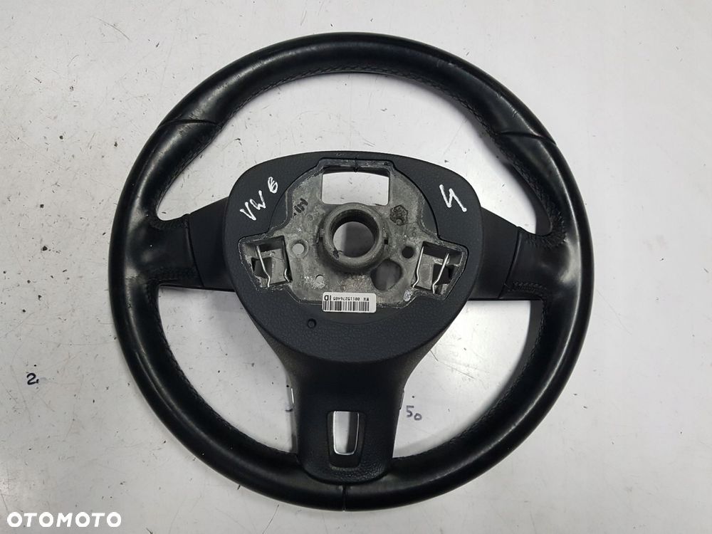 VW GOLF VI 08-13r PASSAT B7 KIEROWNICA SKÓRZANA 1Q0419091AP - 9