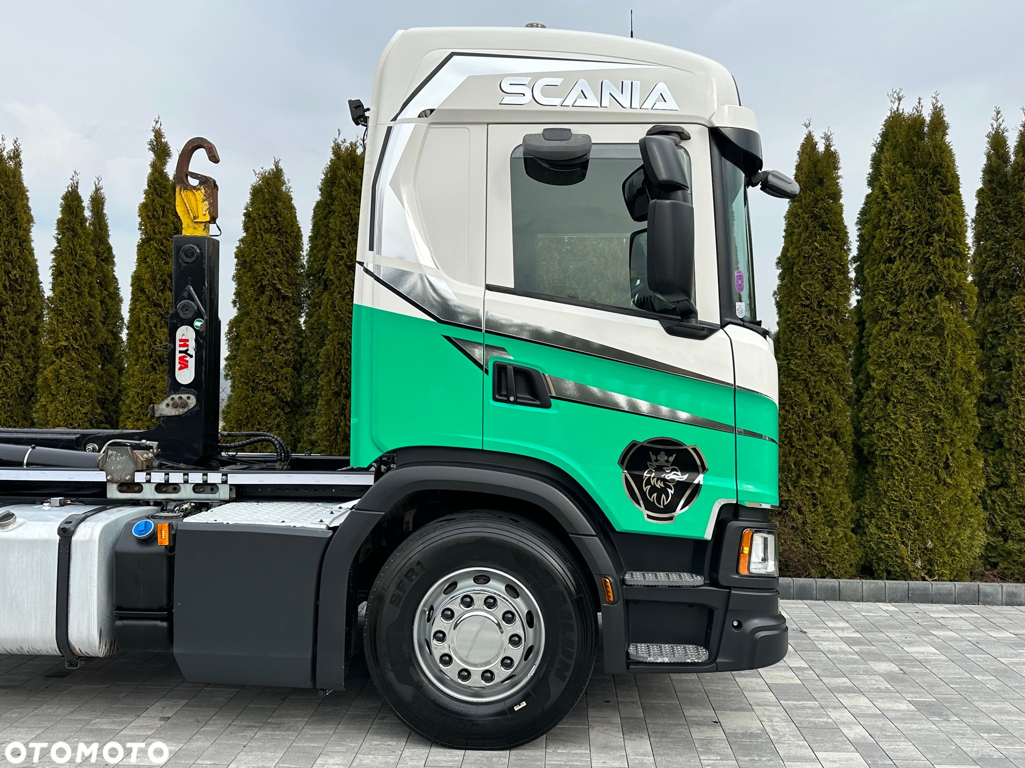 Scania / G450 / 6X2 / HAKOWIEC / HYVA 22.60.SK  / Oś-SKRĘTNA-PODNOSZONA / - 17