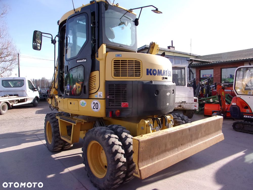 Komatsu Koparka kołowa KOMATSU PW98MR-8, Minikoparka HITACHI ZX19-5A CR, Minikoparka JCB 8018, Ładowarka kołowa HANOMAG-AG 10F, Ładowarka kołowa Atlas Weyhausen AR 75, Ładowarka teleskopowa JCB 541-70 - 3
