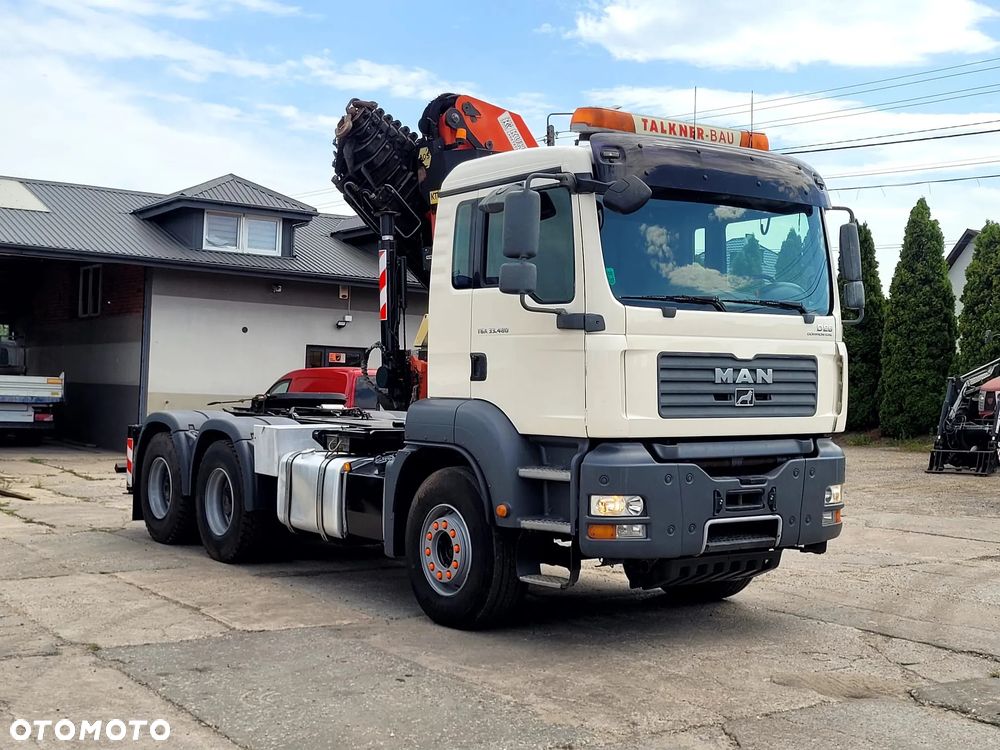 MAN TGA 33.480 6x4 Palfinger PK29002 Ciągnik + Kiper - 2