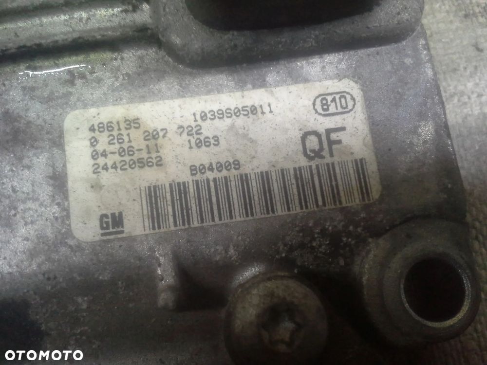 Opel Astra H III 1.6 16V Z16XEP sterownik komputer silnika 0261207722 QF plus wtyczki z wiązką - 3