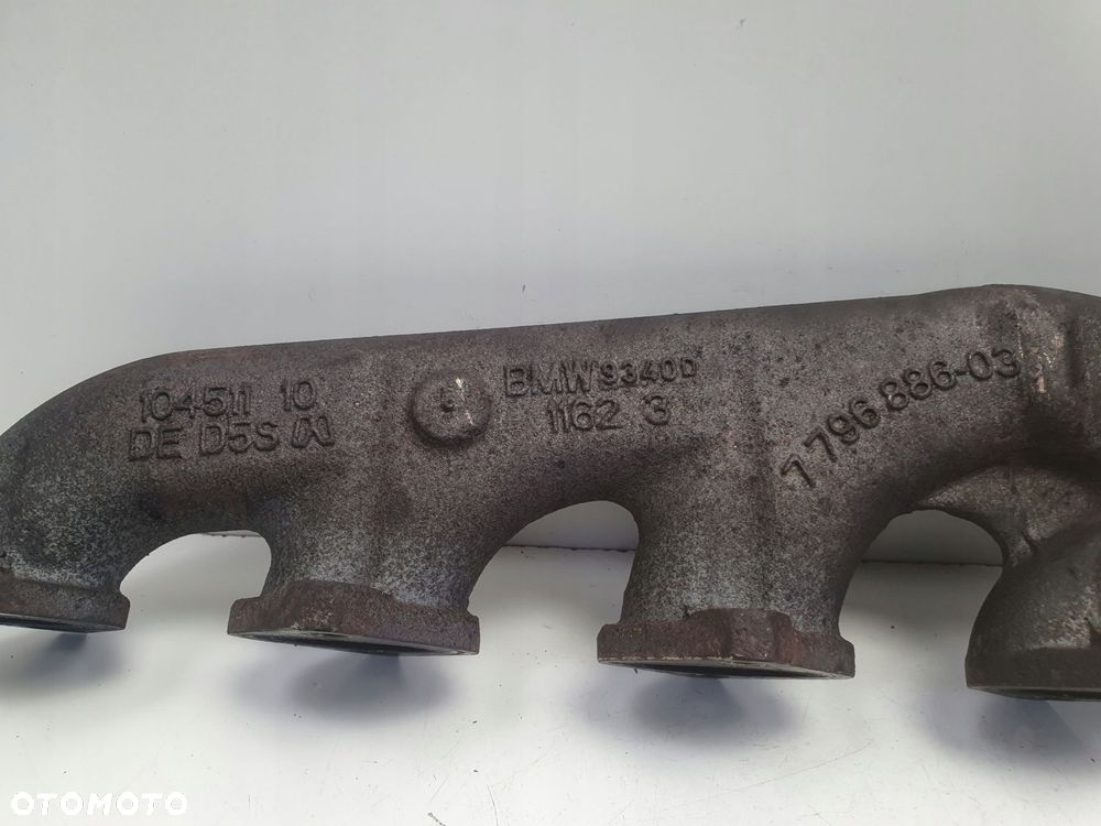 KOLEKTOR WYDECHOWY BMW E60 E61 3.0 D _ 7796886 306D3 - 2