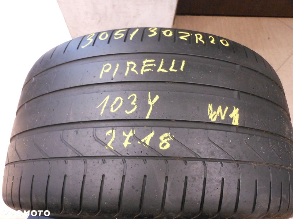 opona pojedyńcza 305/30r20 pirelli p zero tm N1 5mm lato - 1