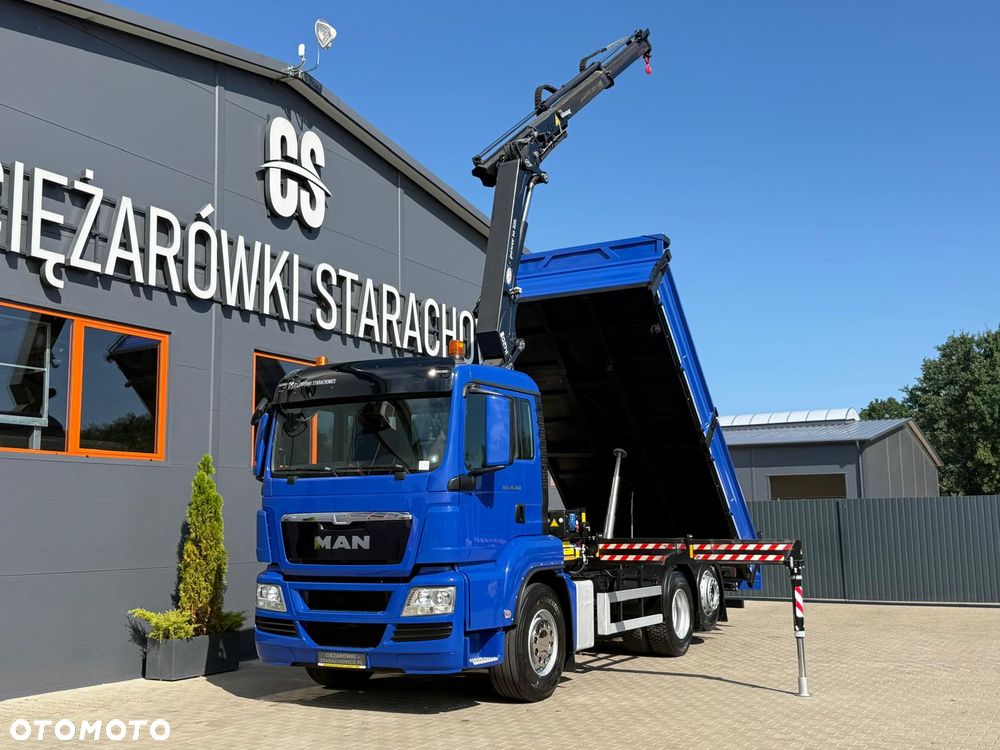 MAN TGM TGS TGX 26.360 // E5 // 6x2 6x4 // WYWROTKA 3-S // HMF 1420 K2 // kipper, krane, crane, żuraw, dźwig, wywrot - 1