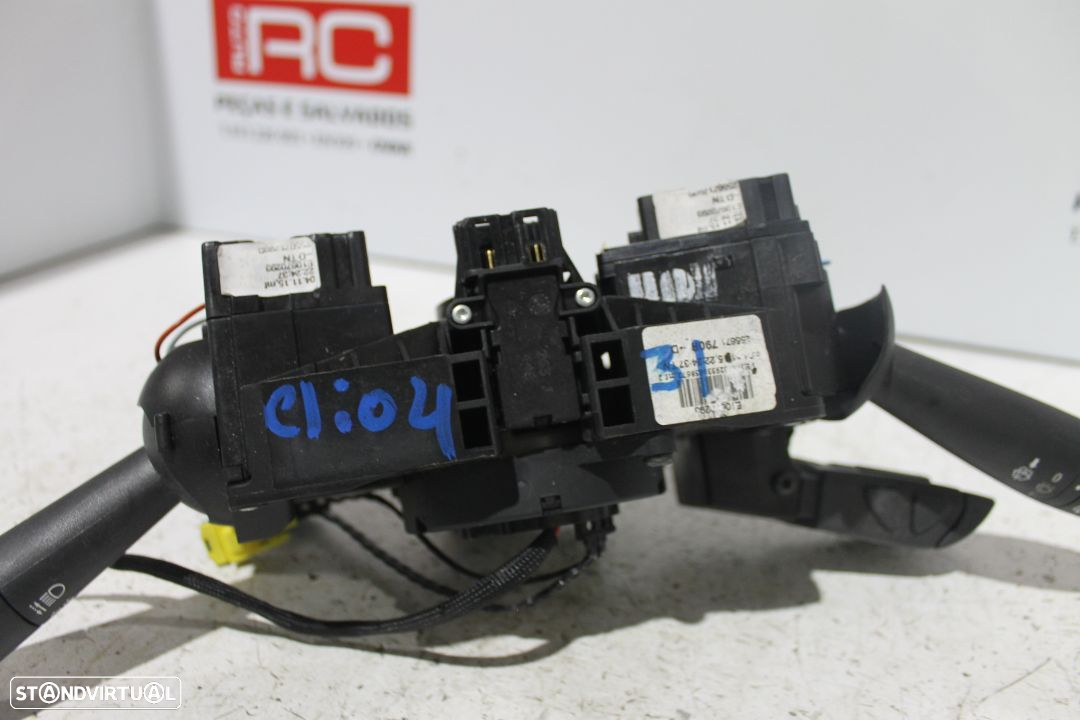 Fita Airbag com manete das Luzes, manete limpa para brisas e manete volume Renault Clio IV - 4
