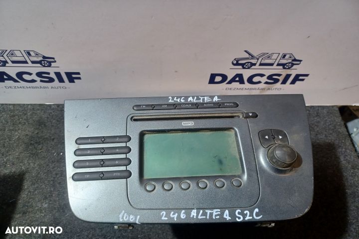 Radio cd 5P1035186B Seat Altea 1 [2004 - 2009] Freetrack minivan 5-us - 1
