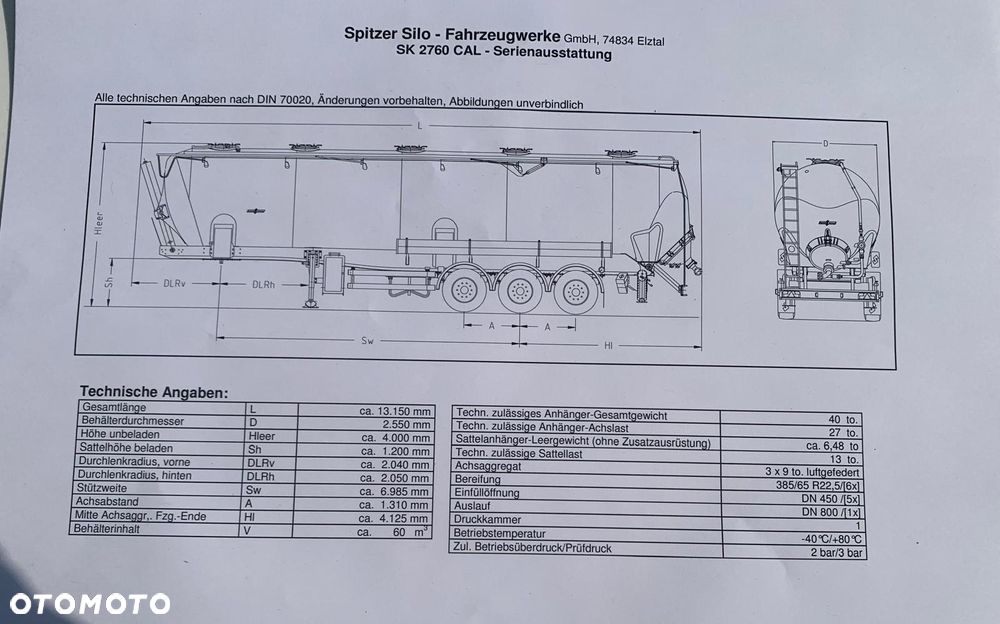 Spitzer SPITZER SK 2760 CAL 60M3 MATERJAŁY SYPKIE - 10