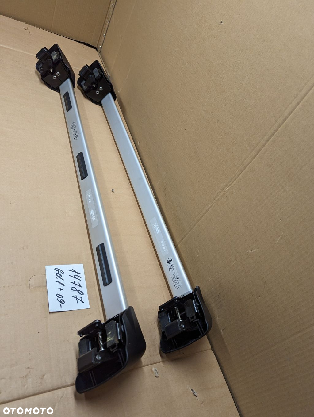 Bagażnik dachowy bazowy belki poprzeczki Volkswagen Golf plus 05-14 5M071126A - 8