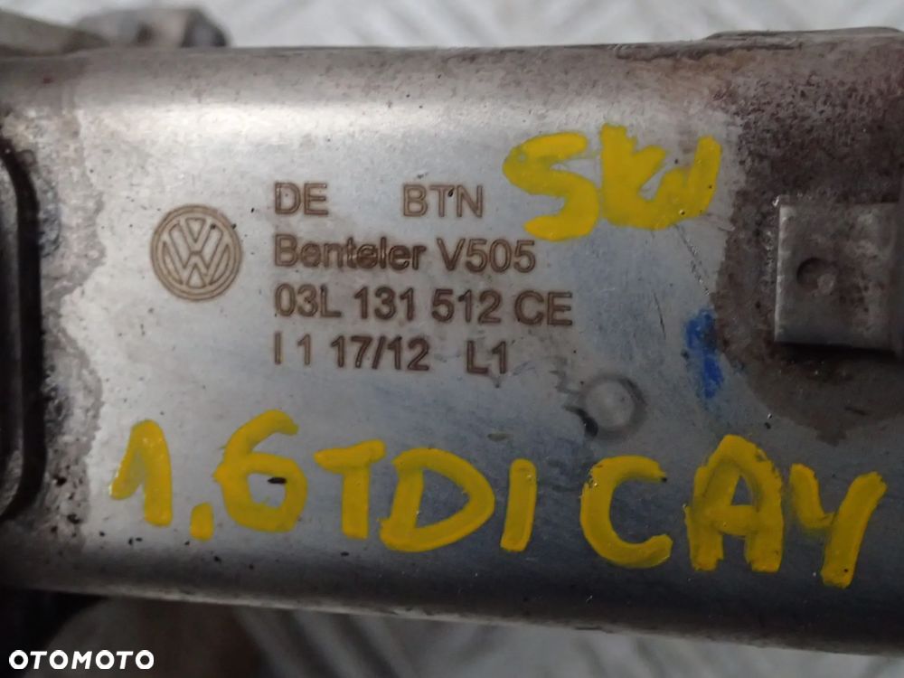 ZAWÓR EGR VW AUDI SEAT SKODA 1.6 TDI 03L131512CE - 3