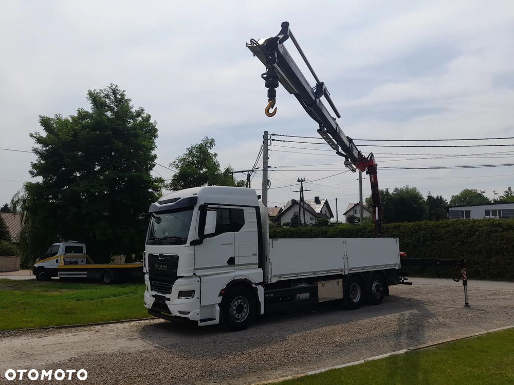 MAN TGX 26.470 6x2-4  OŚ PODWIESZANA - SKRĘTNA, HDS Dzwig Żuraw Fassi F235 + 5/6 funkcja chwytak/rotator + RADIO!!! Skrzynia 660x250cm - 4