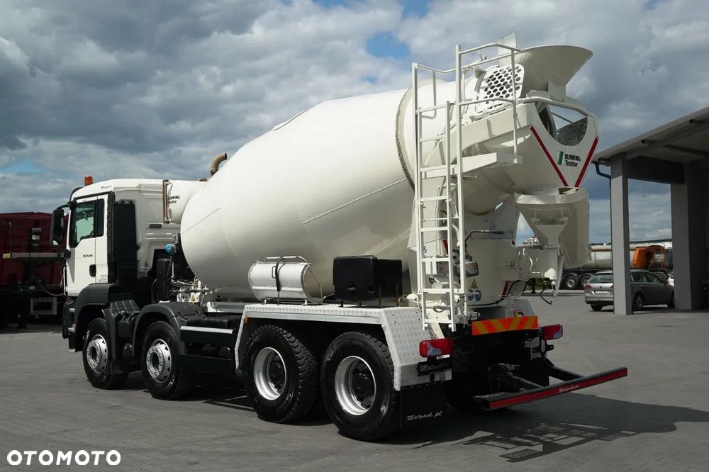 MAN TGS 35.400 / 8x4 / BETONOMIESZARKA / SCHWING STETTER / GRUSZKA 9 M3 / EURO 5 - 4