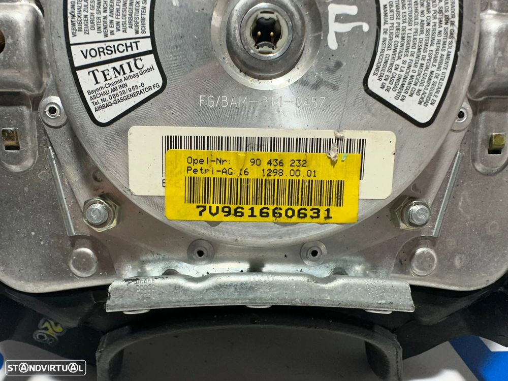 .Airbag Volante Guiador Original GM Opel Astra F 90436232 1992 - 1998 - 7