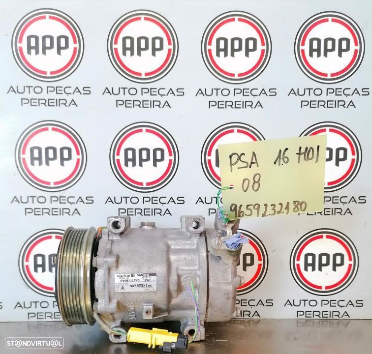Compressor ar condicionado Citroën Jumpy, Peugeot Expert 1.6 HDI de 2009, referência 9659232180. - 1