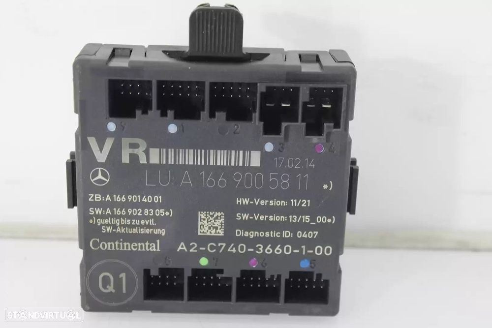 MODULO ELECTRONICO MERCEDES-BENZ CLASSE B 2014 -A1669005811 - 4