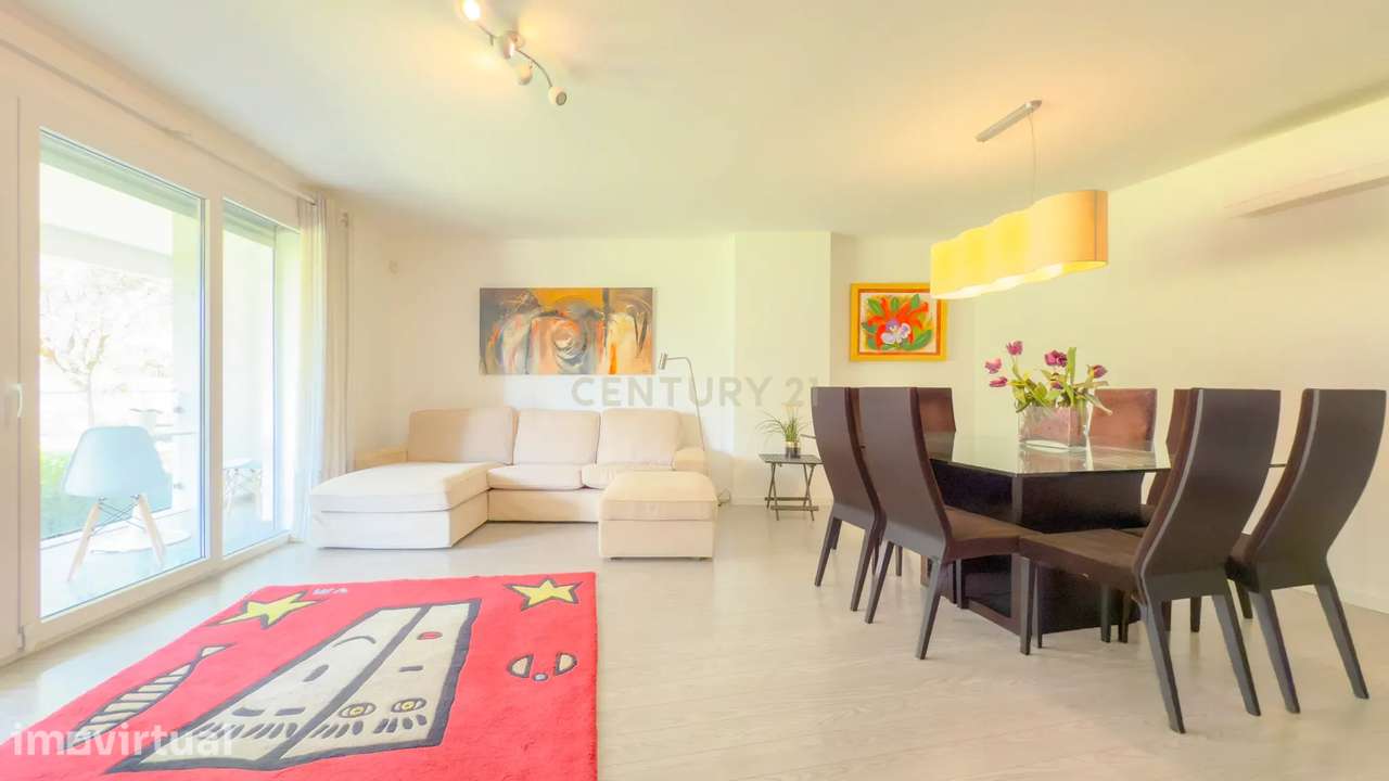 Luxuoso Apartamento T3 em Oeiras com Jardim e Garagem - Grande imagem: 2/52