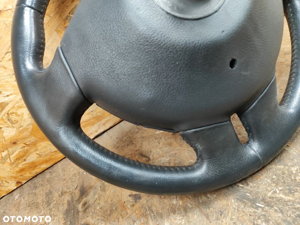 kierownica z poduszką SKÓRA airbag CZARNA do Renault laguna II 01-07r - 7