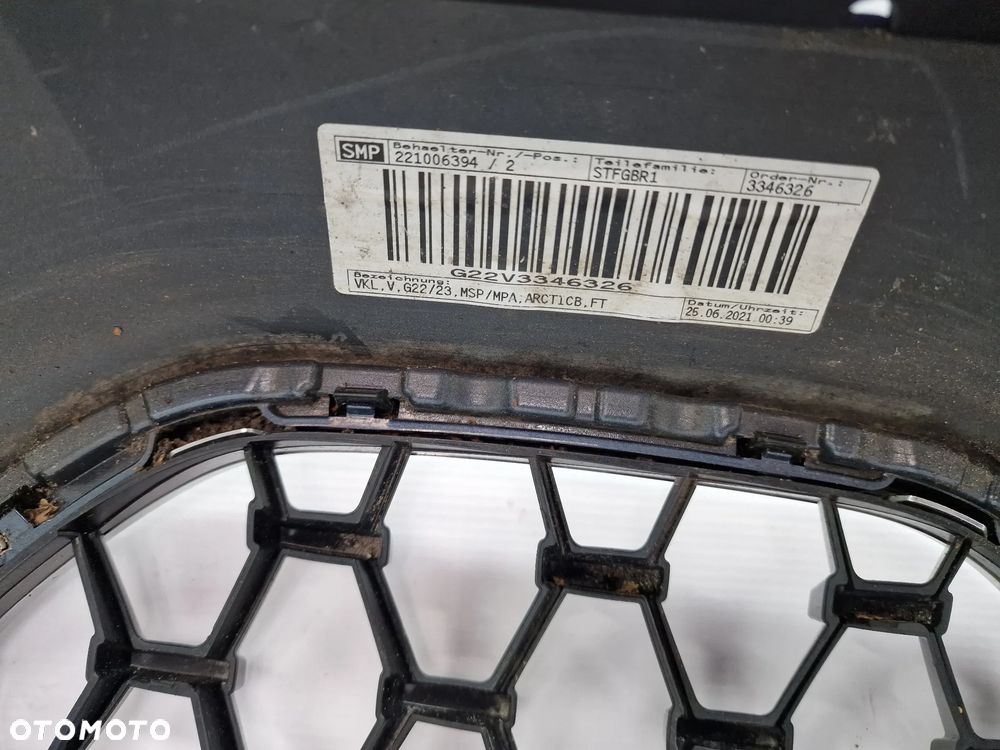 BMW G22 / G23 M-PAKIET ZDERZAK PRZEDNI PRZÓD NA 6X PDC + ŁADNE NERKI ( GRILL ) , NR 51118082226 / 8082226 , NR AUKCJI NZ970 - 32
